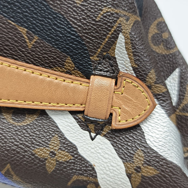 BUMBAG Monogram Coated Canvas Brown