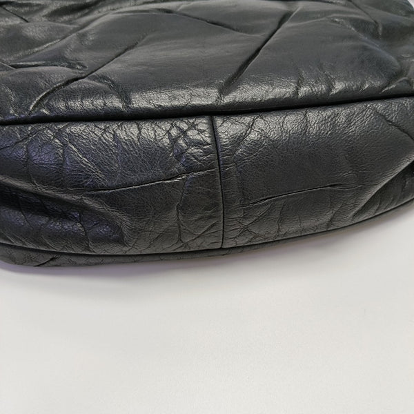 Calfskin Shoulder Bag Black