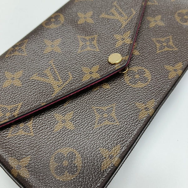 FÉLICIE Monogram Coated Canvas Brown
