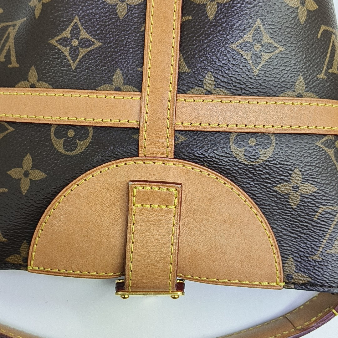 DUFFLE Monogram Coated Canvas Brown