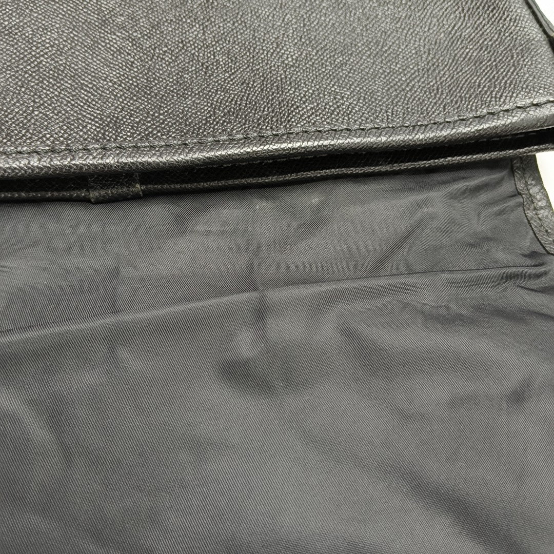 Fabric Crossbody Bag Black