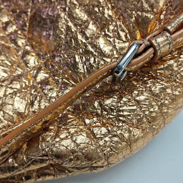 Stardust Small Cannage Calfskin Rose Gold
