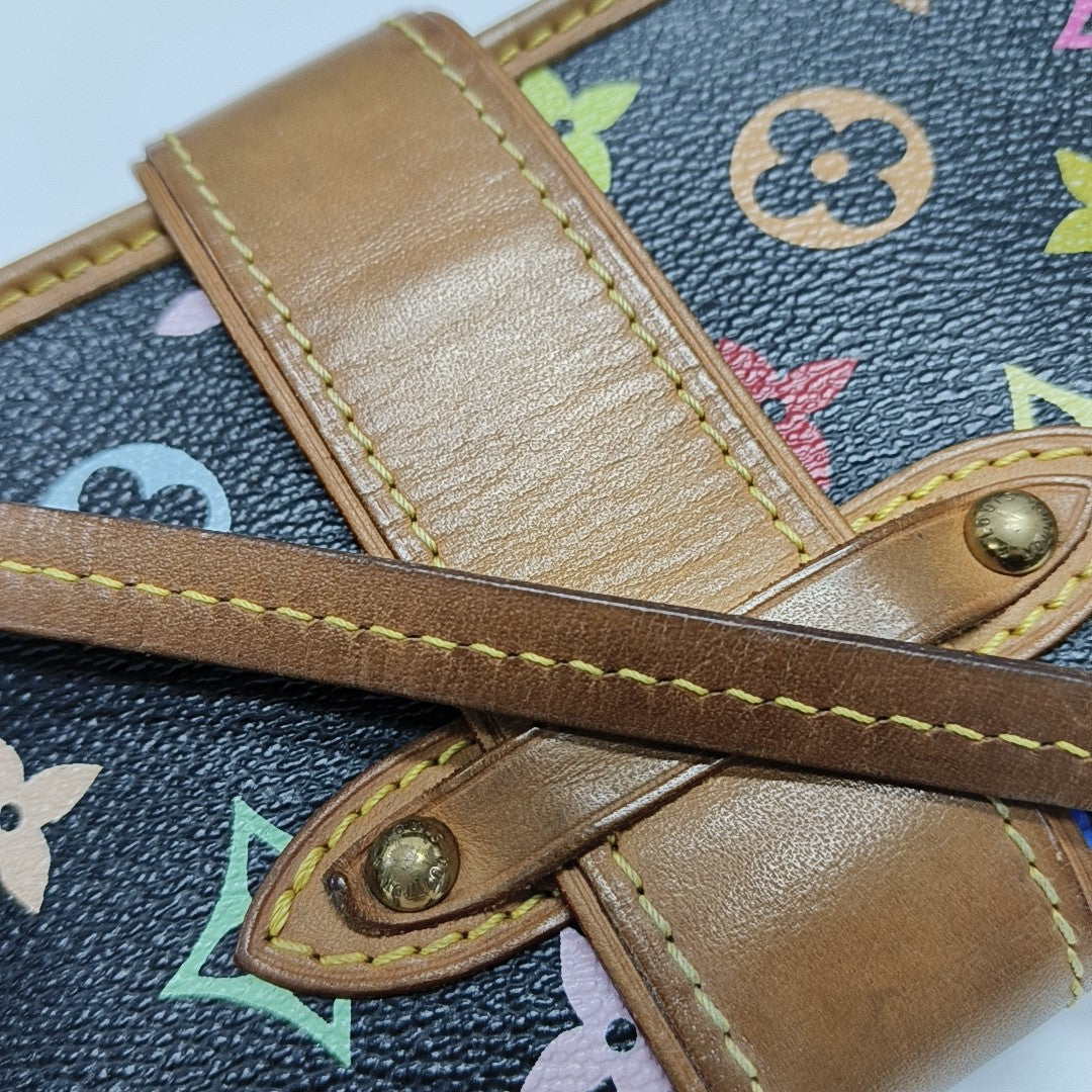 LV × TM SHIRLEY Monogram Coated Canvas Black