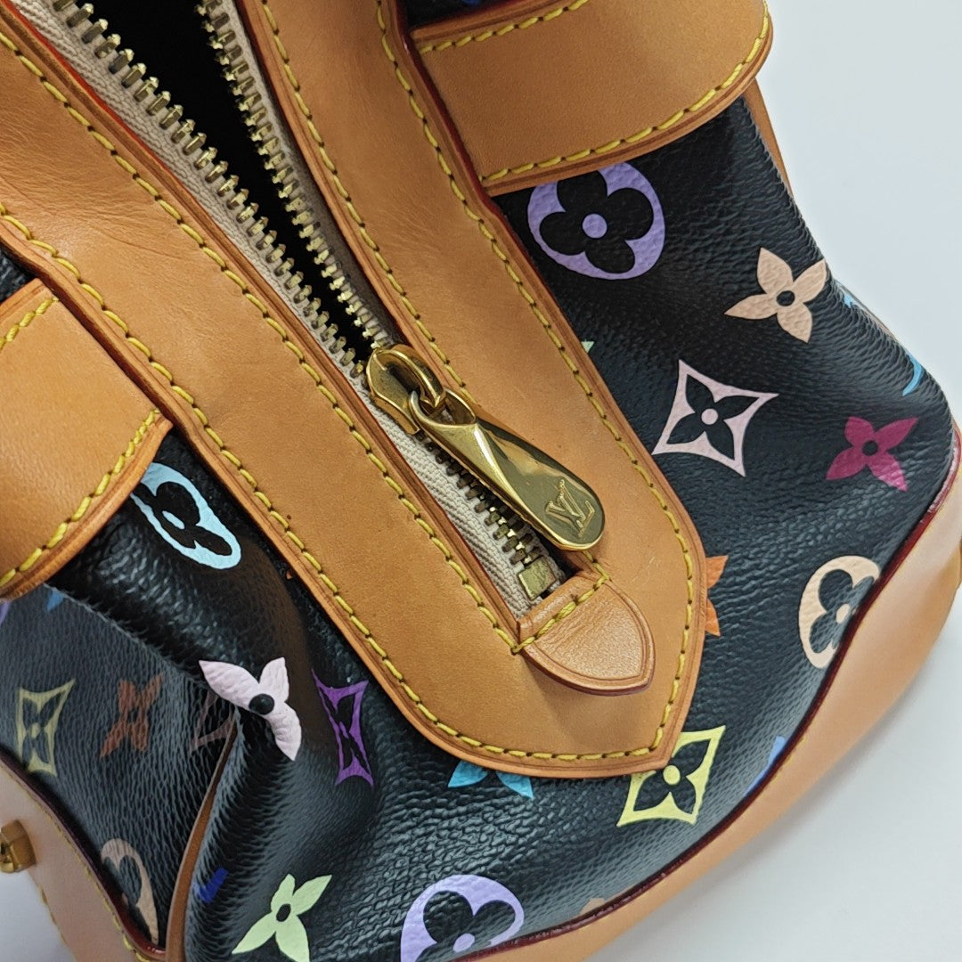 LV × TM CLAUDIA Monogram Coated Canvas Black