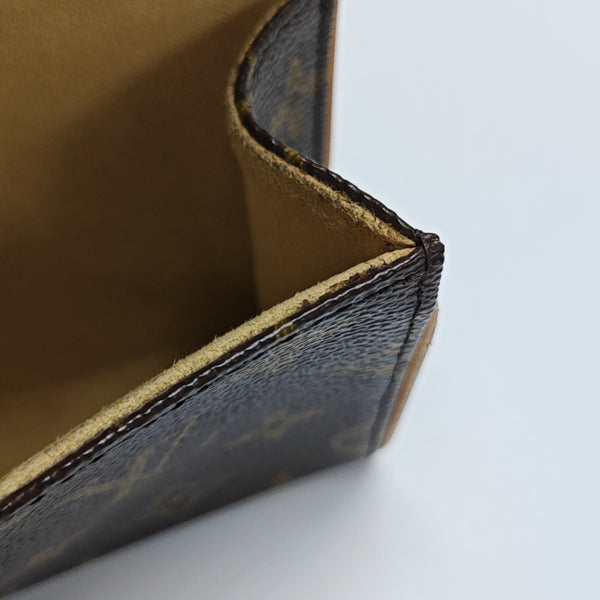 FLORENTINE Monogram Coated Canvas Brown