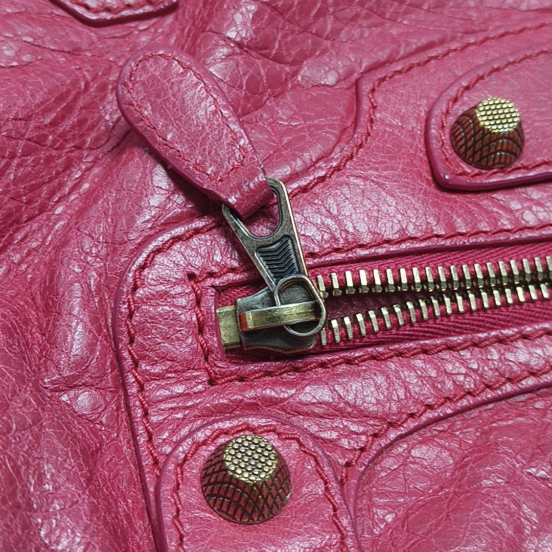 Classic City Small Lambskin Red