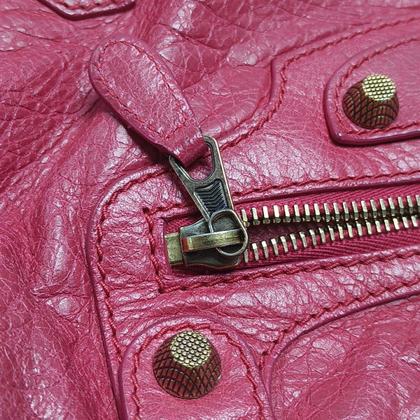 Classic City Small Lambskin Red