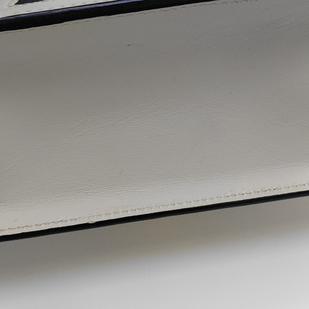 Sylvie Mini Calfskin White