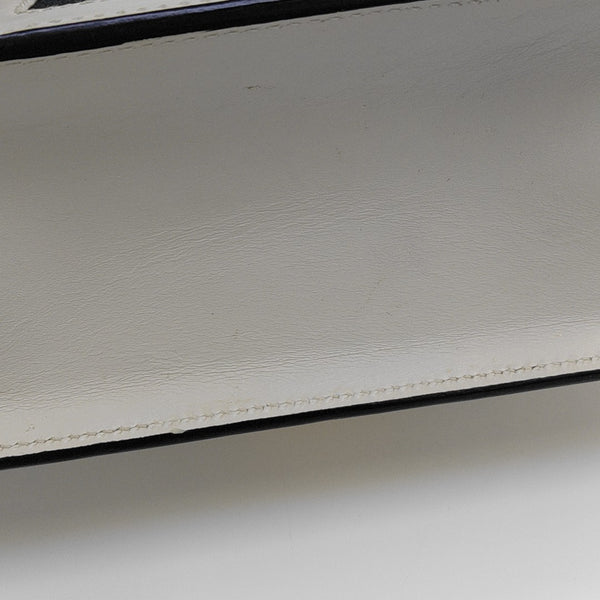 Sylvie Mini Calfskin White