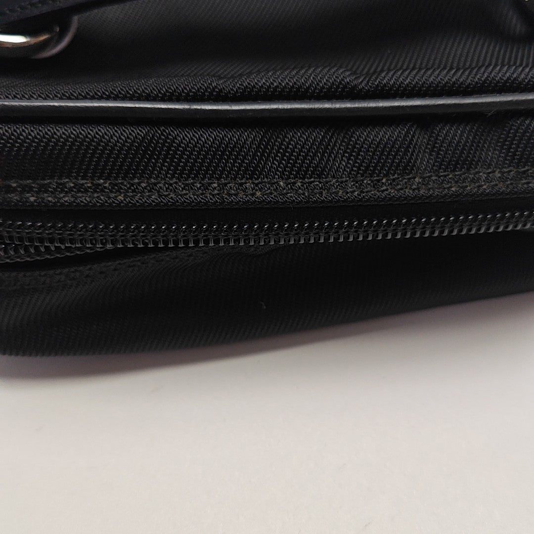 Canvas Top Handle Bag Black