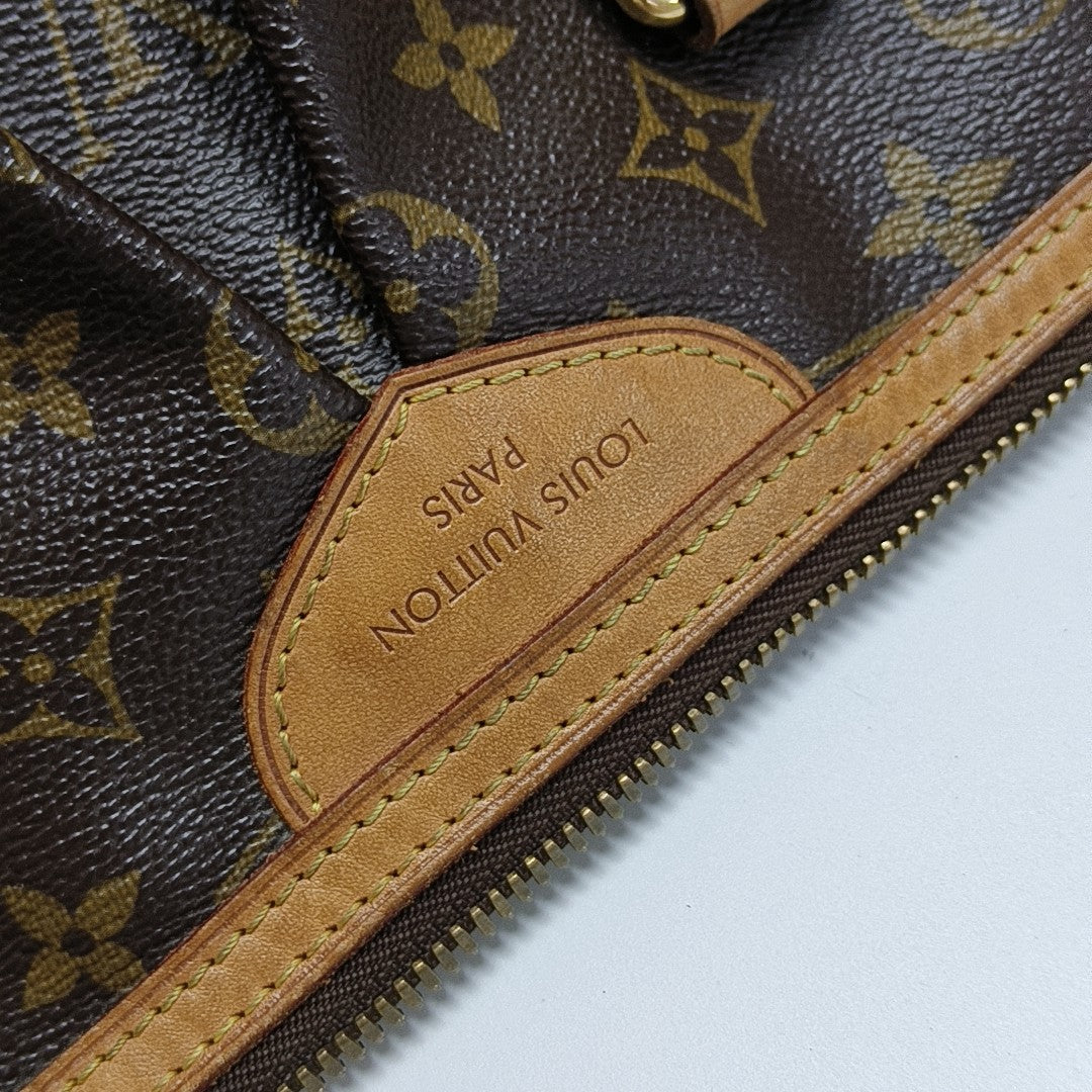 PALERMO PM Monogram Coated Canvas Brown