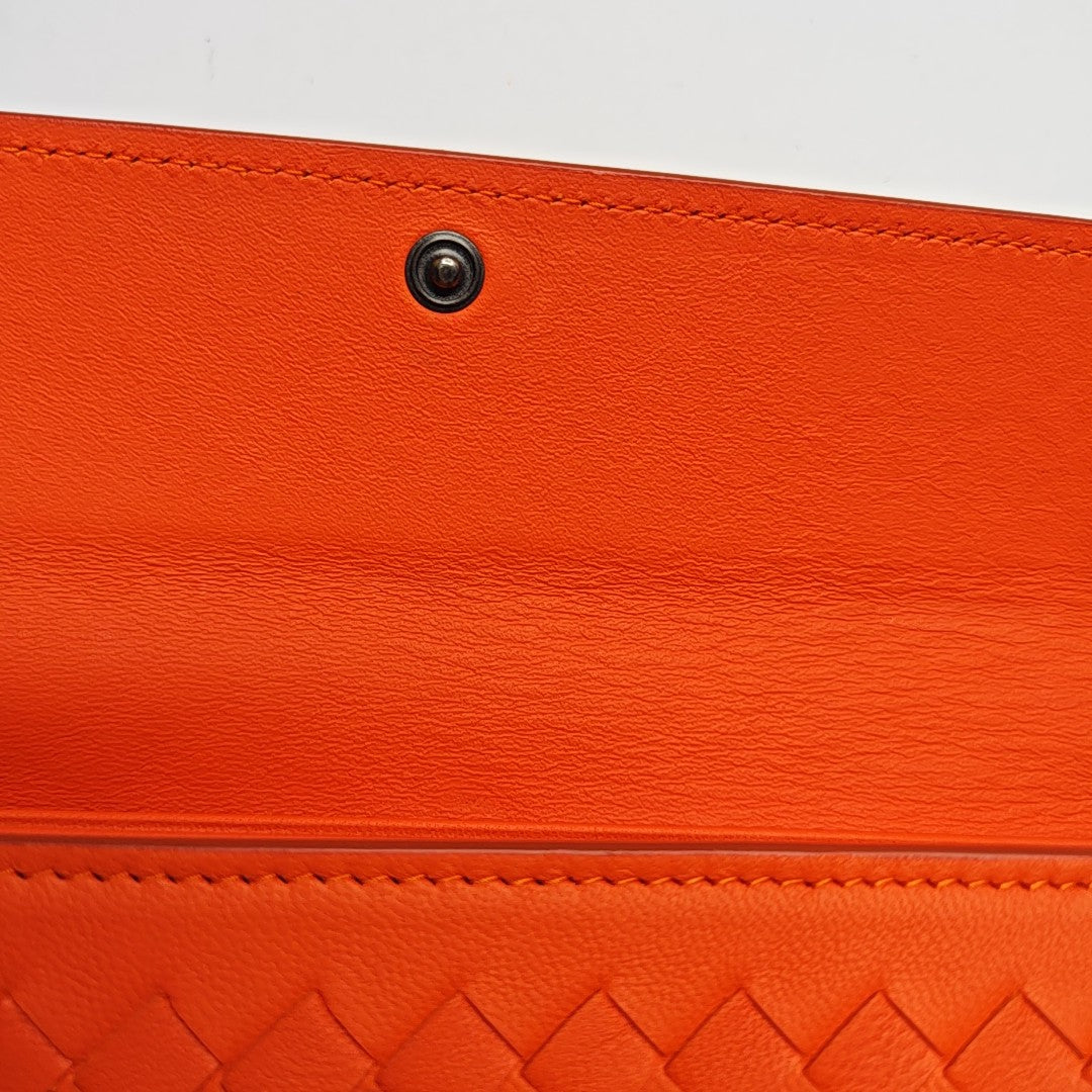 Calfskin Wallet Orange