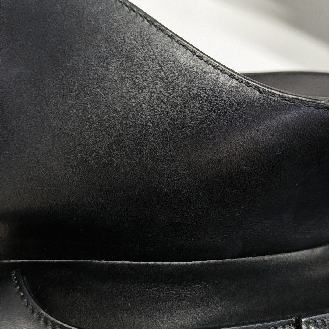 Saddle Small Calfskin Black