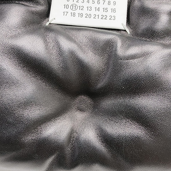 Quilted Leather Shoulder Bag Black