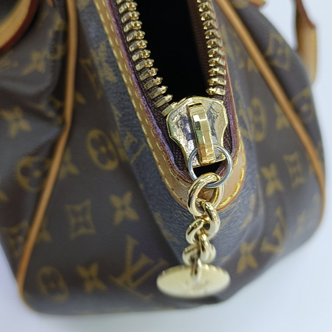 TIVOLI GM Monogram Coated Canvas Brown