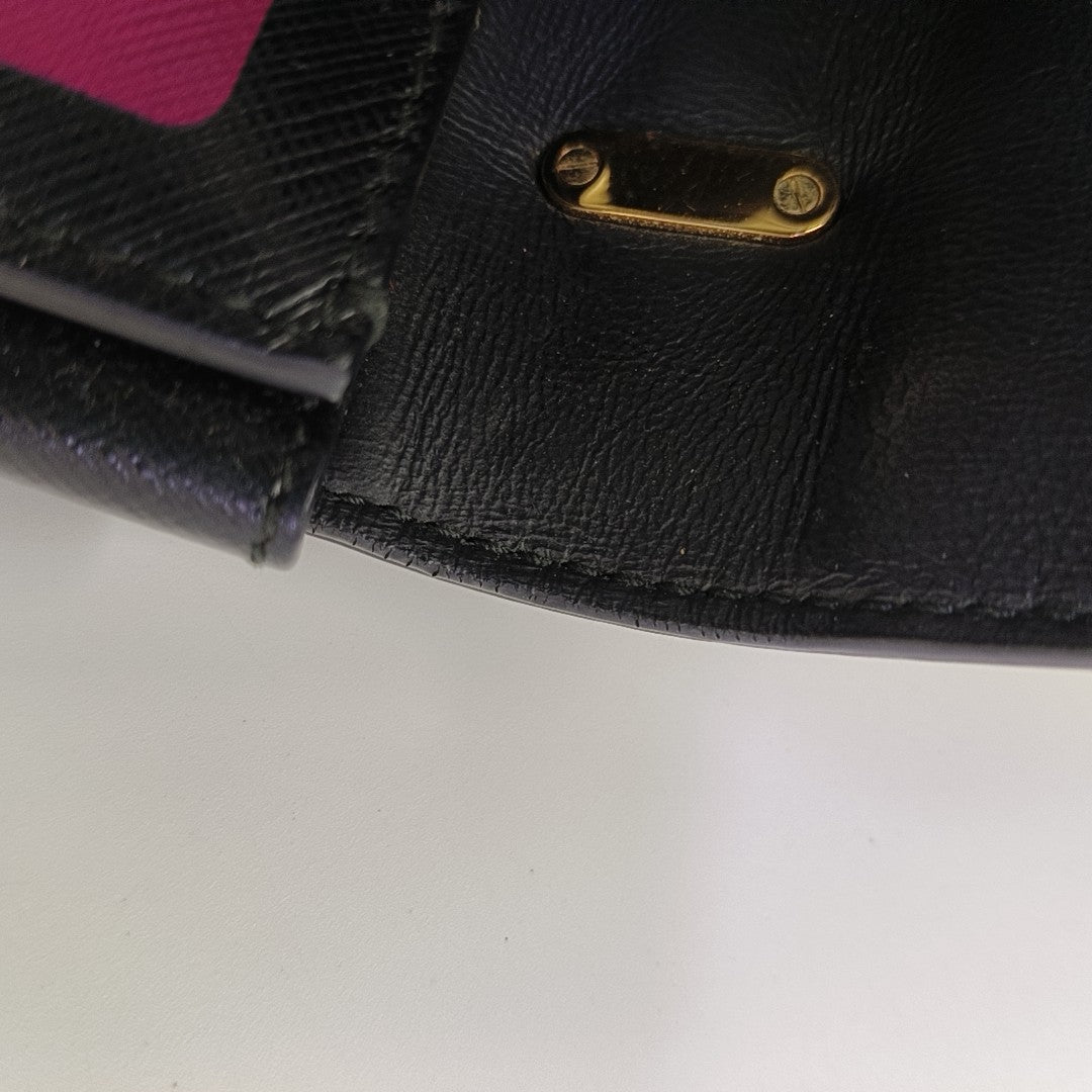 Calfskin Shoulder Bag Black