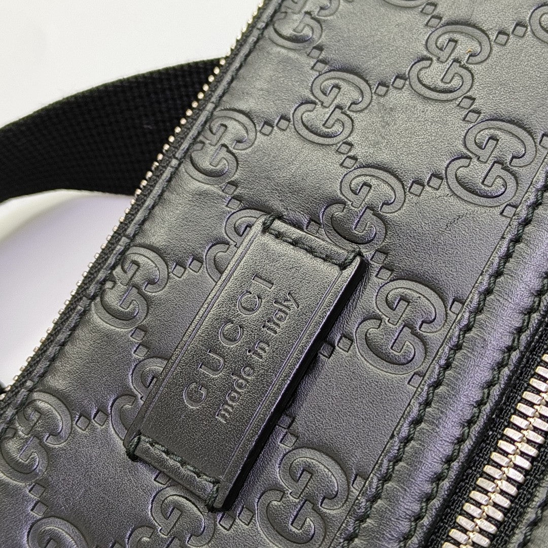 Signature Monogram Calfskin Black