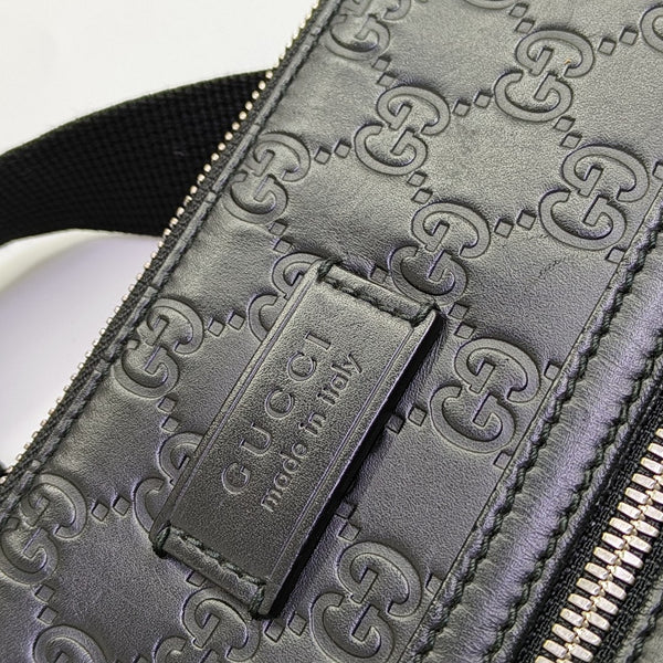 Signature Monogram Calfskin Black
