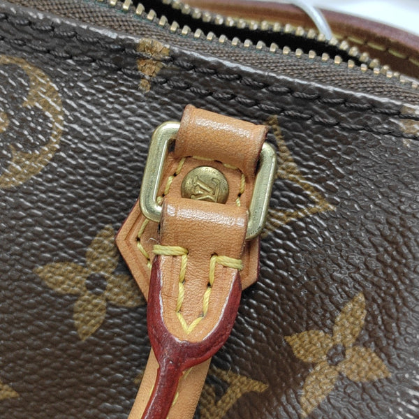 SPEEDY Nano Monogram Coated Canvas Brown