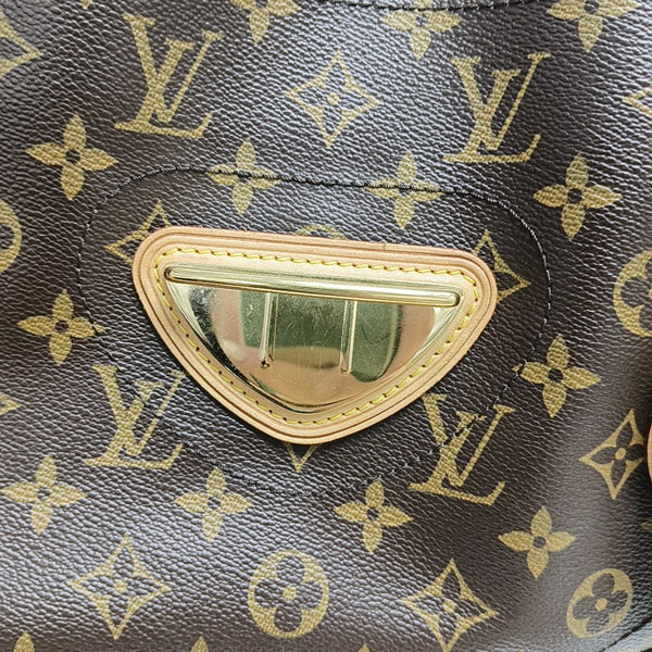 BEVERLY Monogram Coated Canvas Brown