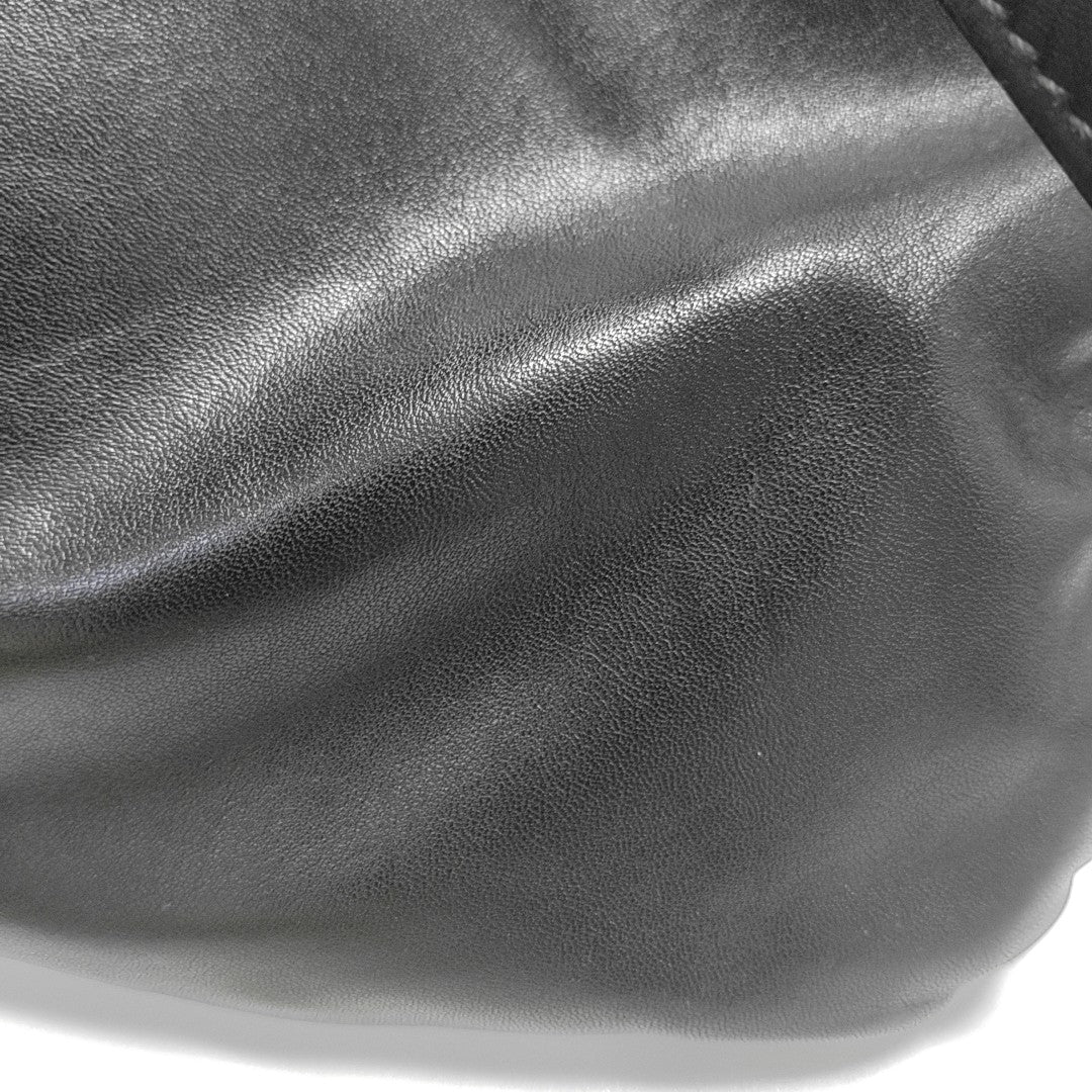 Calfskin Shoulder Bag Black