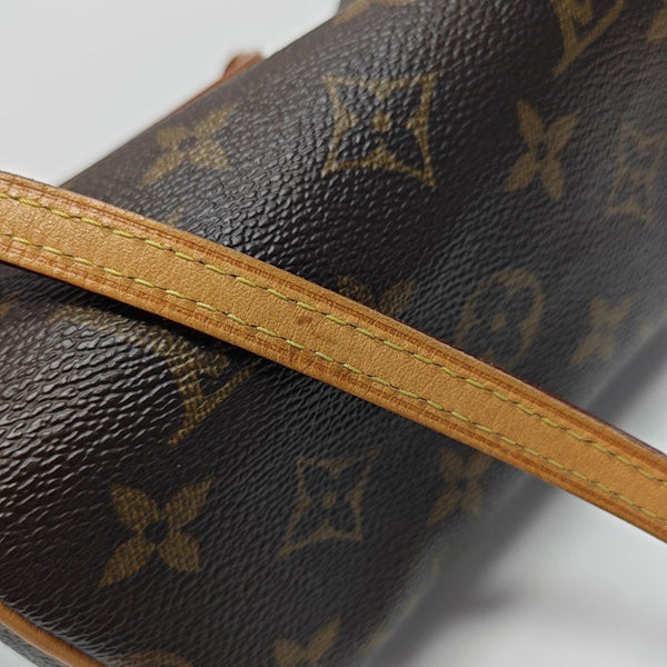 SPEEDY Nano Monogram Coated Canvas Brown