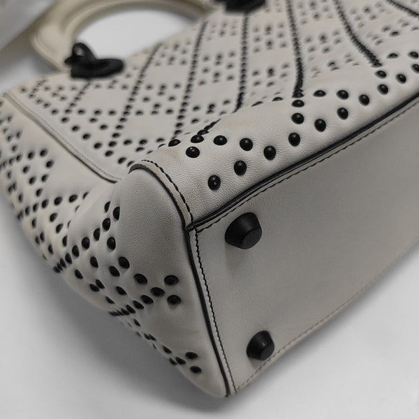 Lambskin Shoulder Bag White