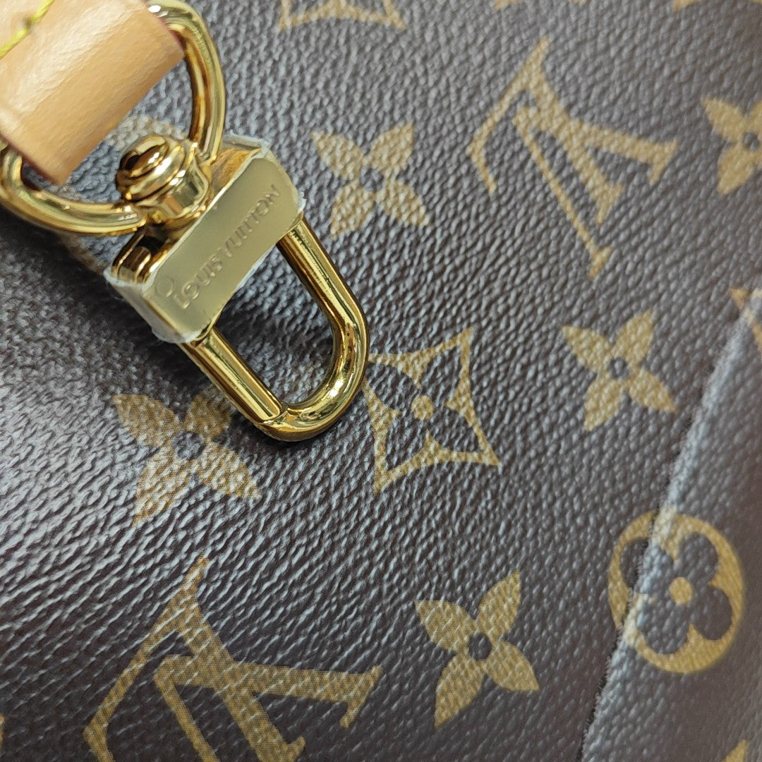 DIANE Monogram Coated Canvas Brown