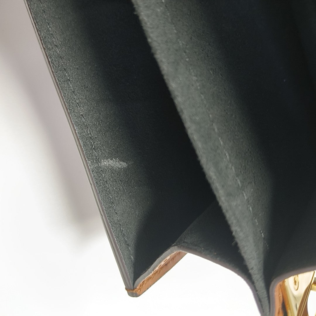 DAUPHINE Mini Monogram Coated Canvas Brown
