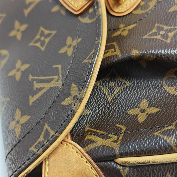 BEVERLY MM Monogram Coated Canvas Brown