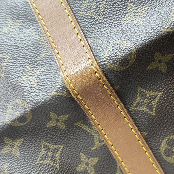 SAC SOUPLE 55 Monogram Coated Canvas Brown