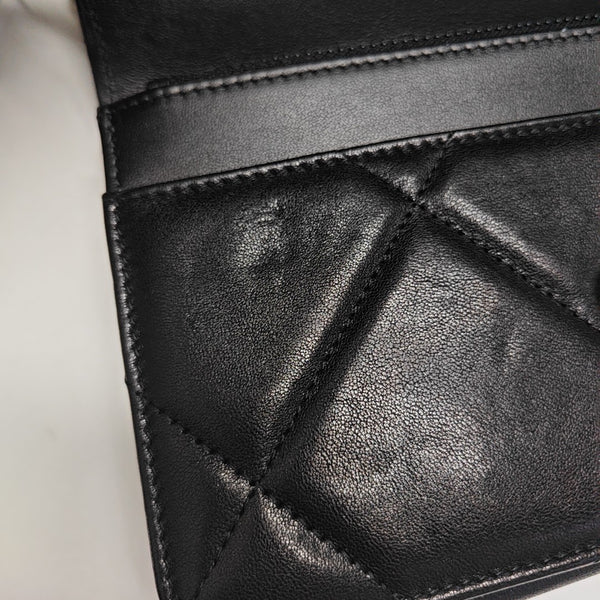 CHANEL 19 WOC Quilted Lambskin Black