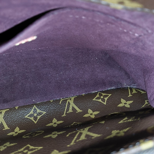 MONTAIGNE Monogram Coated Canvas Brown