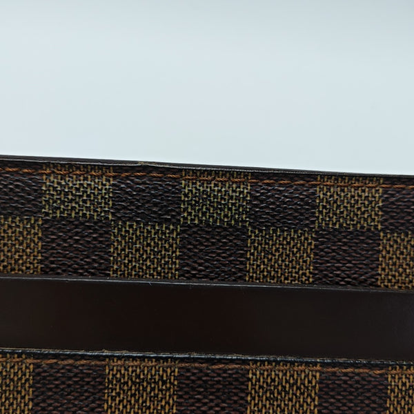 SAINT LOUIS Damier Ebene Coated Canvas Brown