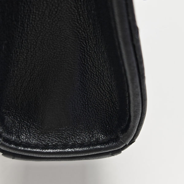 KELLY Medium Quilted Lambskin Black