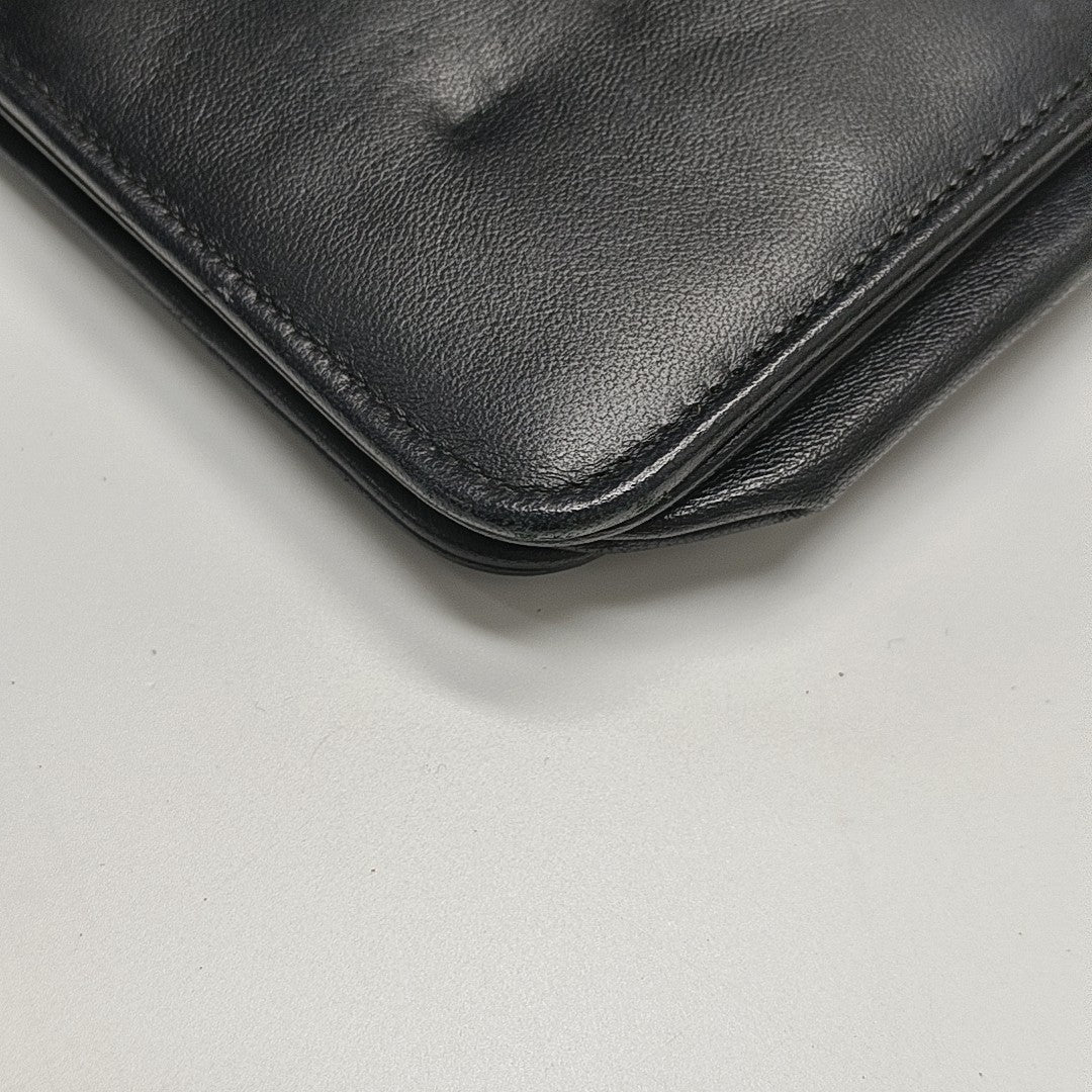 BOY CHANEL Mini Quilted Lambskin Black