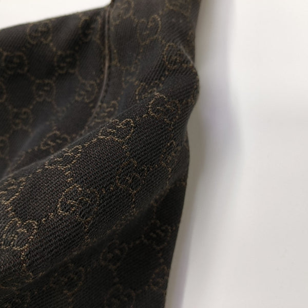 Monogram Canvas Shoulder Bag Brown