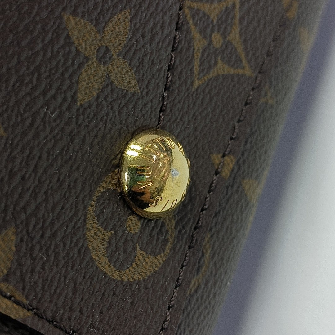 MONTAIGNE Monogram Coated Canvas Brown