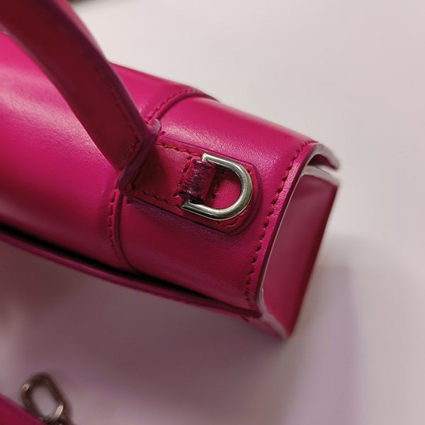 Hourglass XS Quilted Calfskin Red