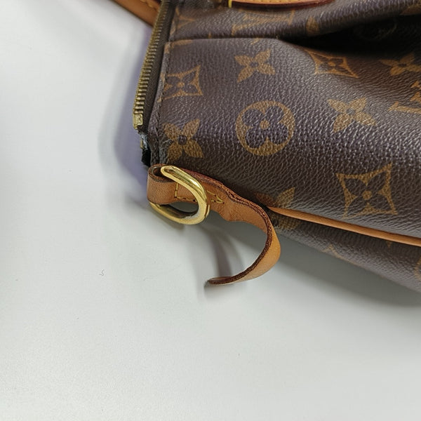 TURENNE Monogram Coated Canvas Brown