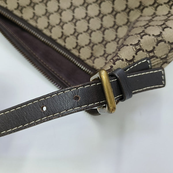 Canvas Top Handle Bag Brown