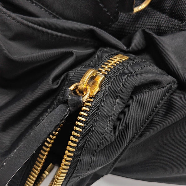 The Rucksack Large Nylon Black