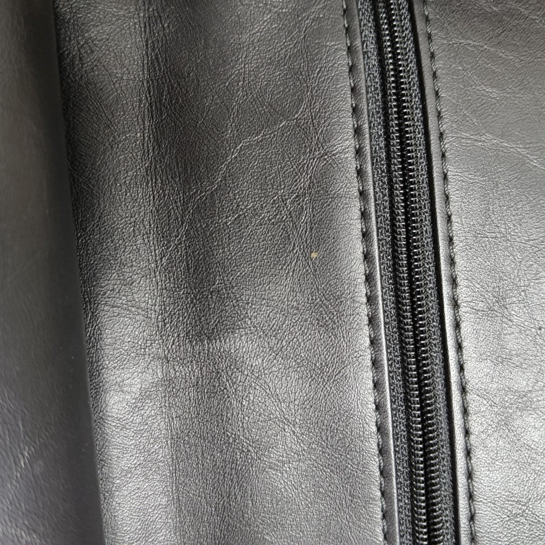 2.55 225 (small) Quilted Calfskin Black