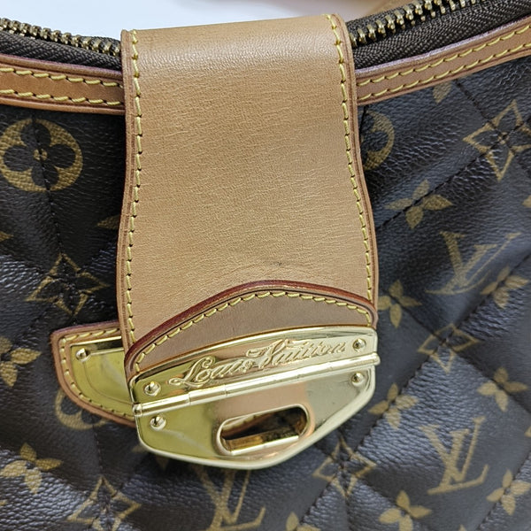 ETOILE CITY GM Monogram Coated Canvas Brown