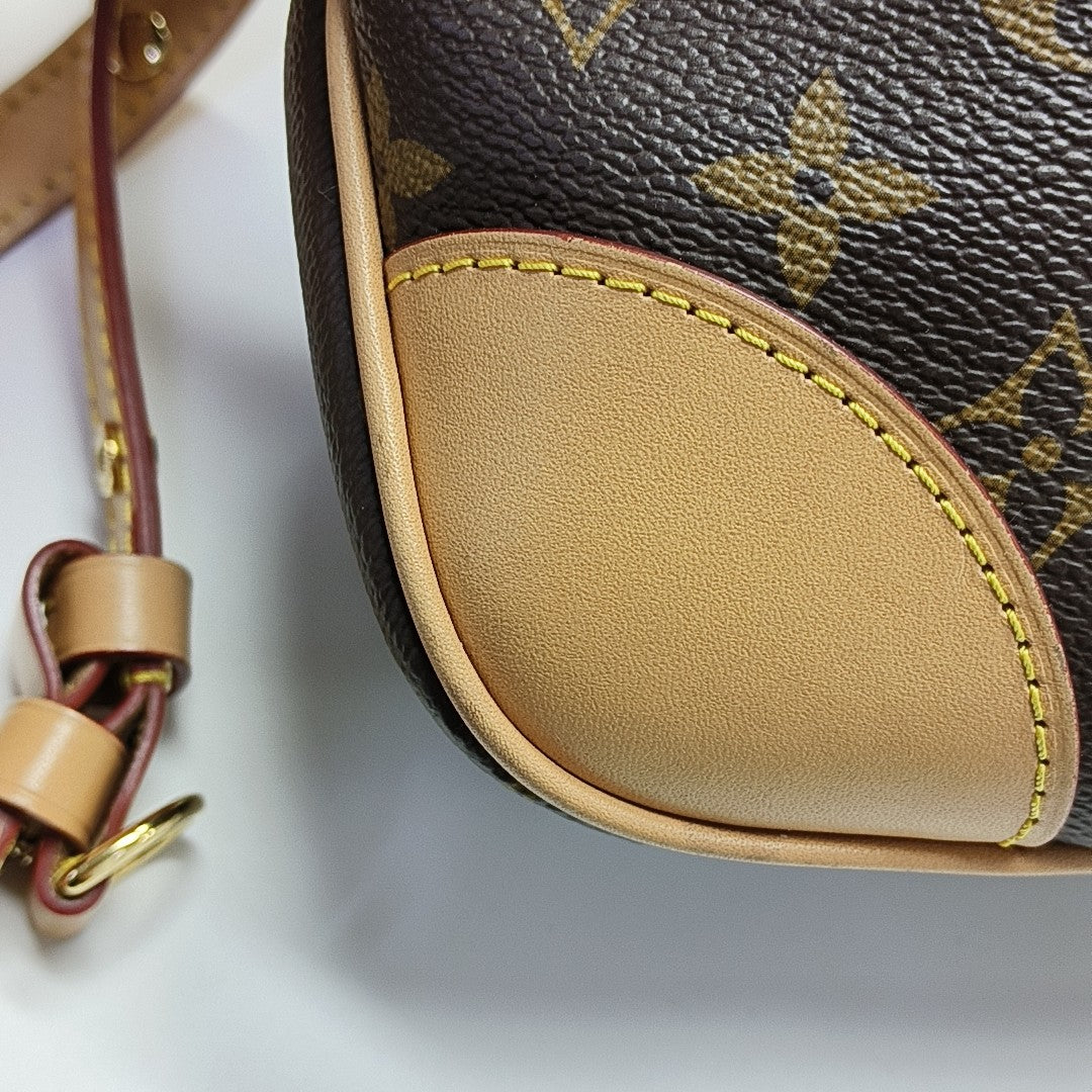 BOULOGNE Monogram Coated Canvas Brown