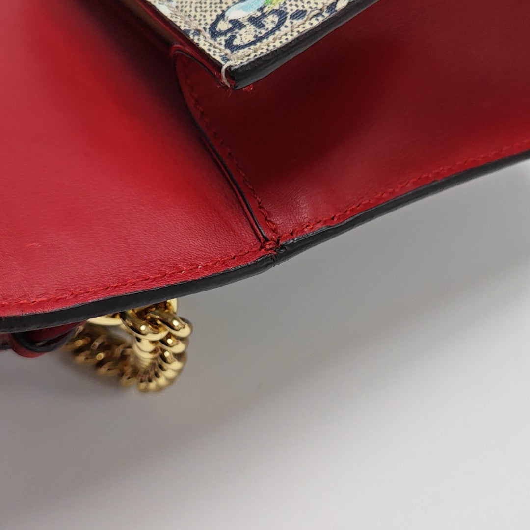Padlock Small Monogram Coated Canvas Beige