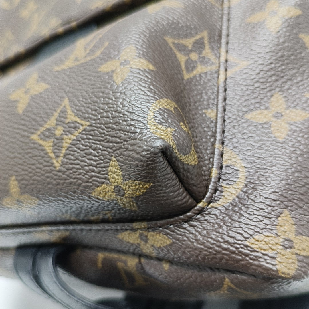 PALM SPRINGS PM Monogram Coated Canvas Brown