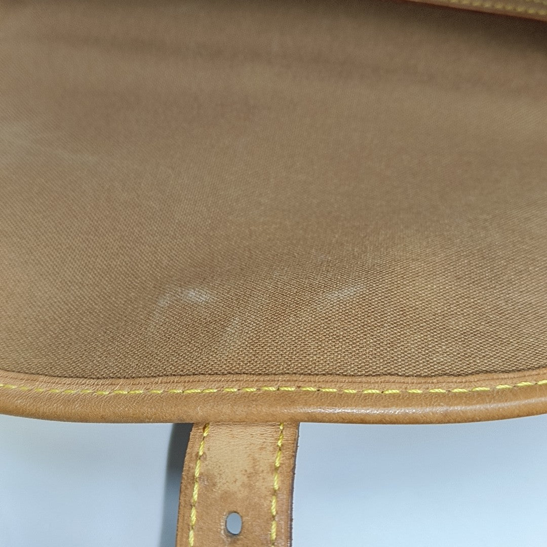 SOLOGNE PM Monogram Coated Canvas Brown