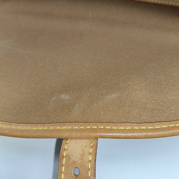 SOLOGNE PM Monogram Coated Canvas Brown