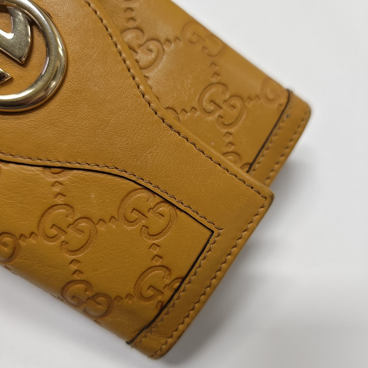 Monogram Calfskin Wallet Yellow